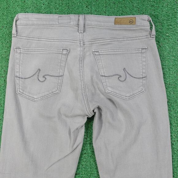 AG Adriano Goldschmied Jeans Womens 26R Gray Stevie Ankle Slim Straight USA - Picture 6 of 12